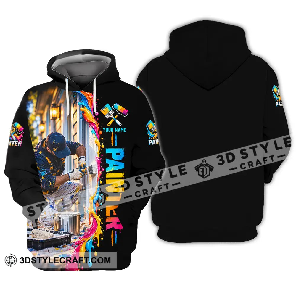 Unisex Shirt - Custom Painter Shirt - Hoodie / S - T-shirt