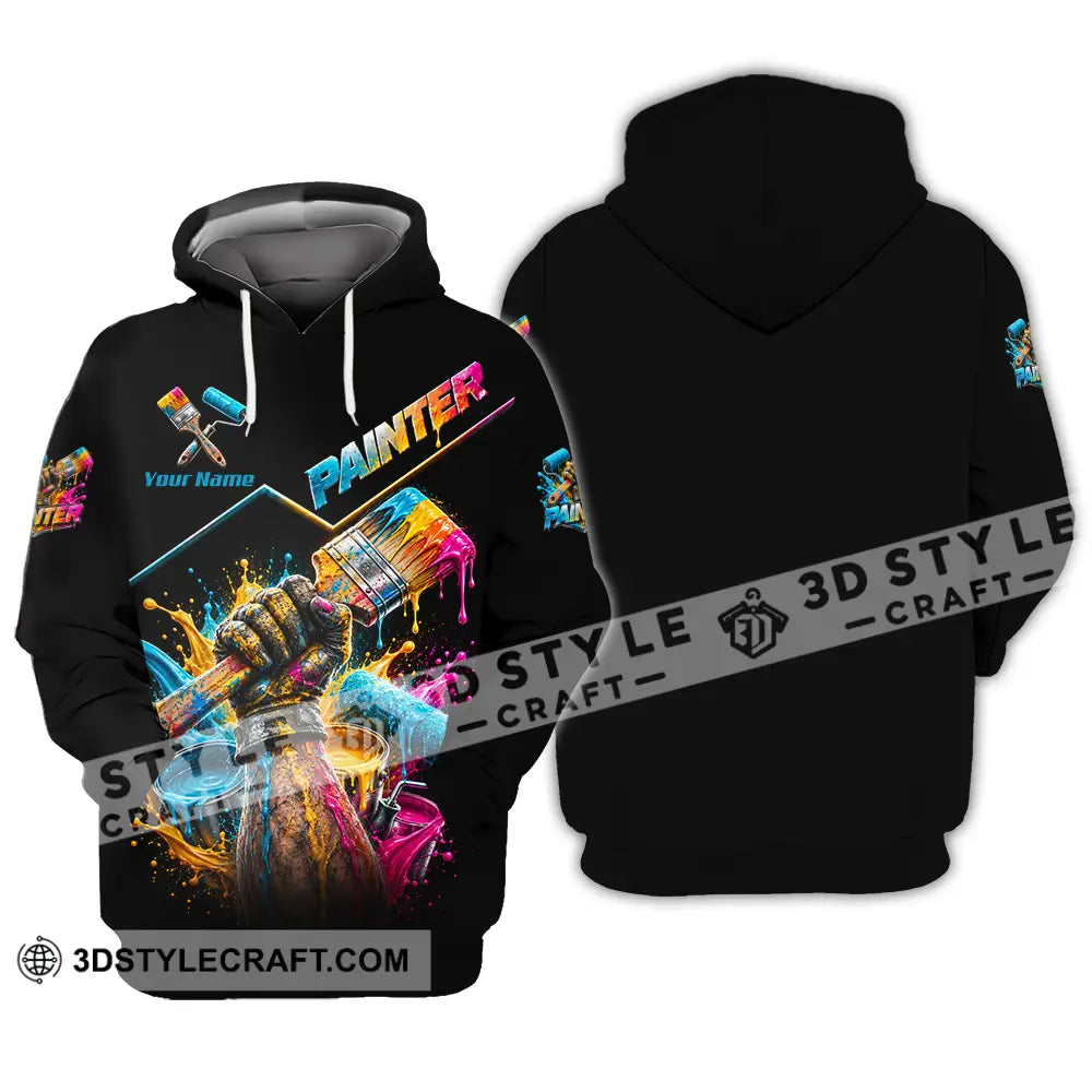 Unisex Shirt - Custom Painter Shirt - Hoodie / S - T-shirt