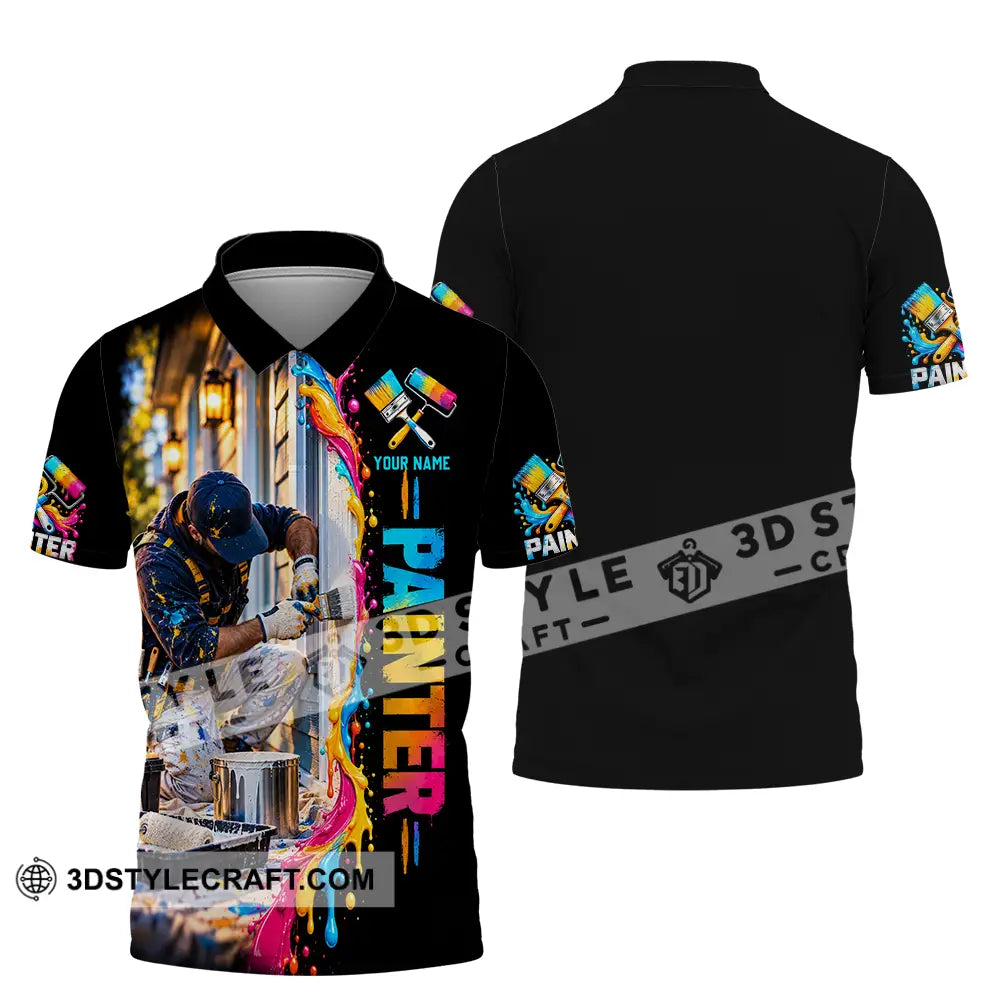 Unisex Shirt - Custom Painter Shirt - Polo Shirt / S - T-shirt