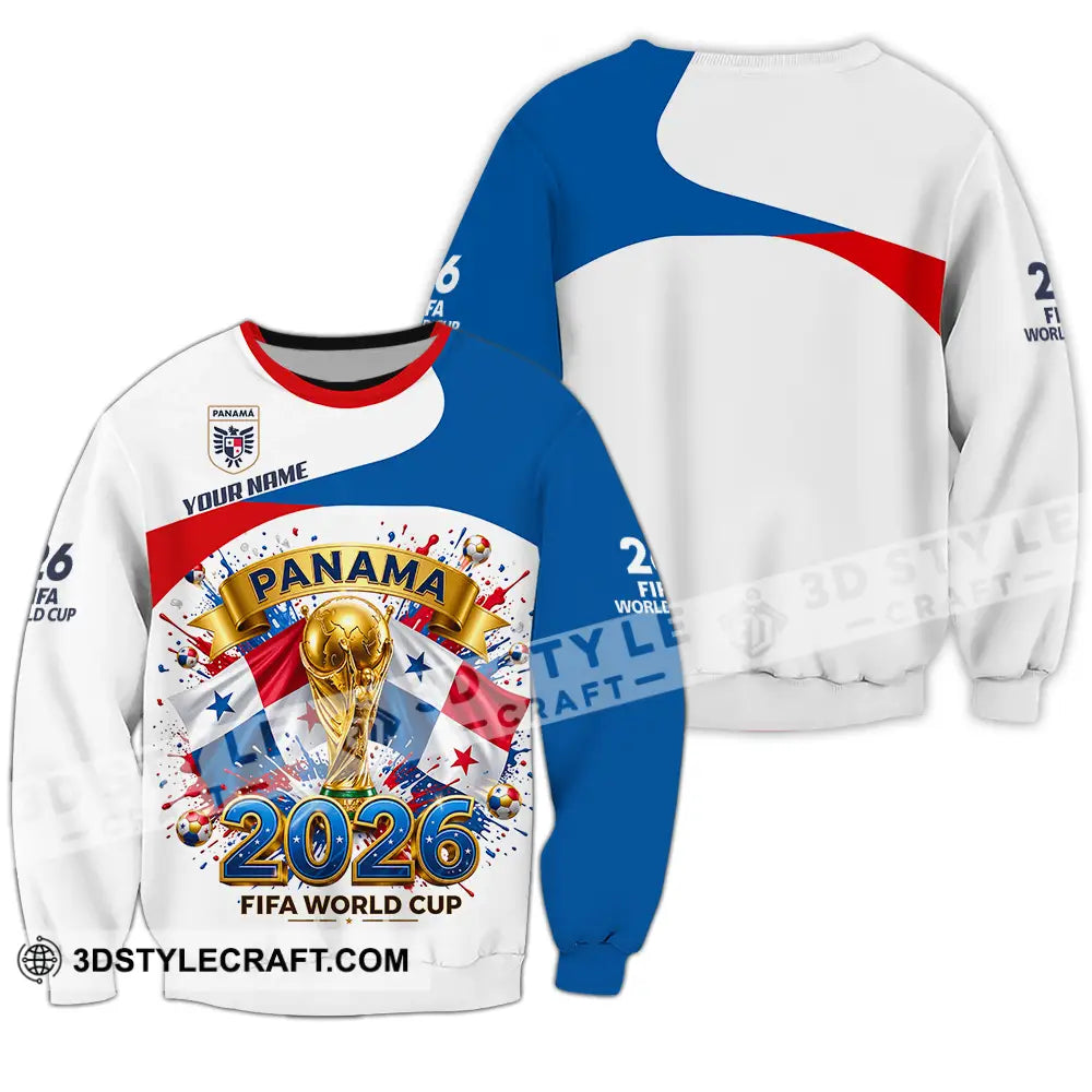 Unisex Shirt - Custom Panama World Cup 2026 3D Shirt - Long Sleeve / S - T-shirt