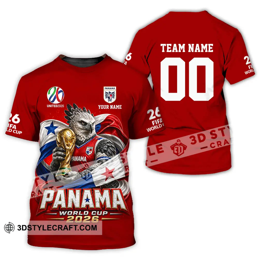 Unisex Shirt - Custom Panama World Cup 2026 3D Shirt - T-Shirt / S - T-shirt