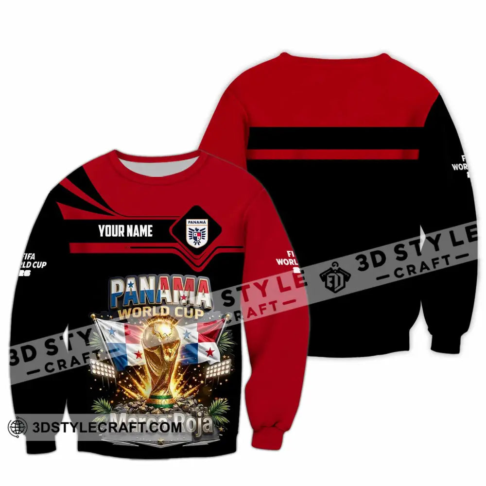 Unisex Shirt - Custom Panama World Cup 2026 Shirt - Long Sleeve / S - T-shirt