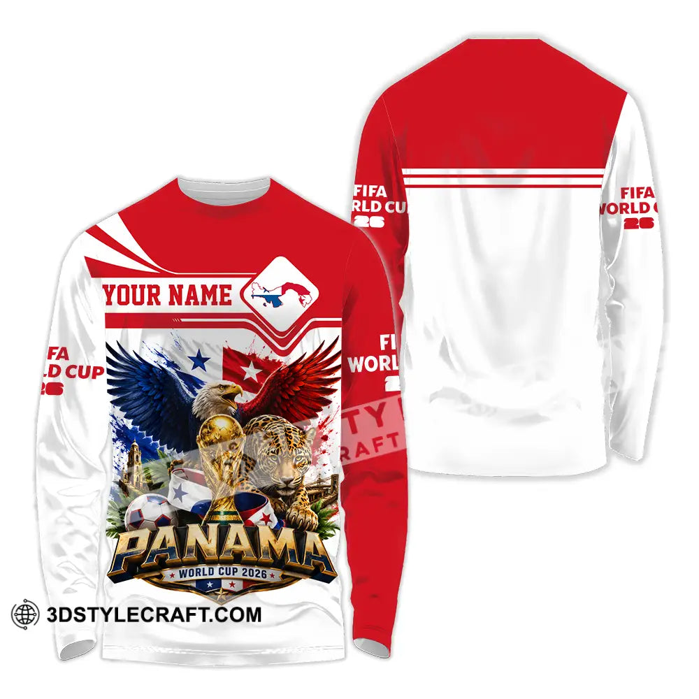 Unisex Shirt - Custom Panama World Cup 2026 Shirt - Long Sleeve Shirt / S - T-shirt