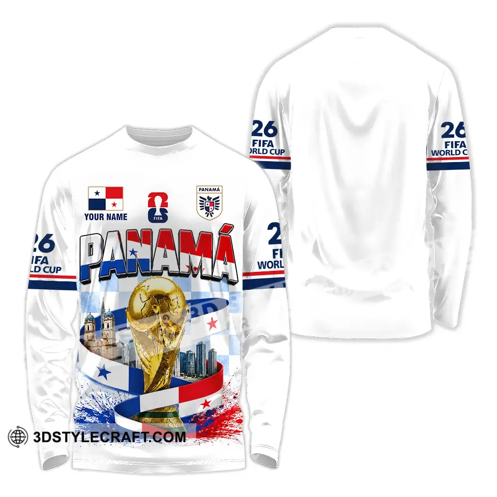 Unisex Shirt - Custom Panama World Cup 2026 Shirt - Long Sleeve Shirt / S - T-shirt