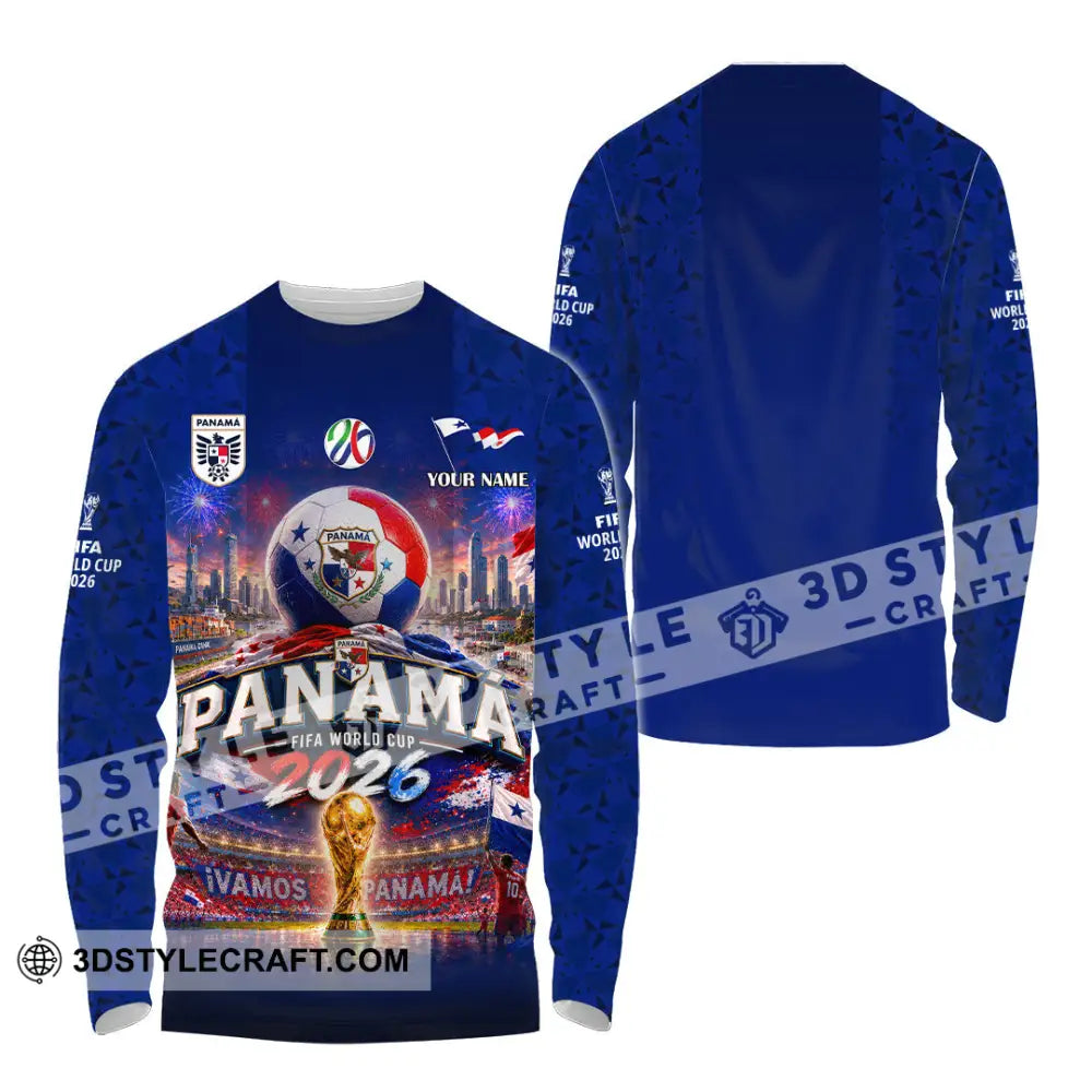 Unisex Shirt - Custom Panama World Cup 2026 Shirt - Long Sleeve Shirt / S - T-shirt