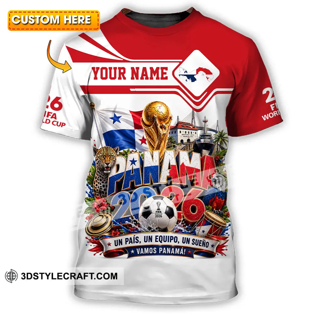 Unisex Shirt - Custom Panama World Cup 2026 Shirt - T-shirt