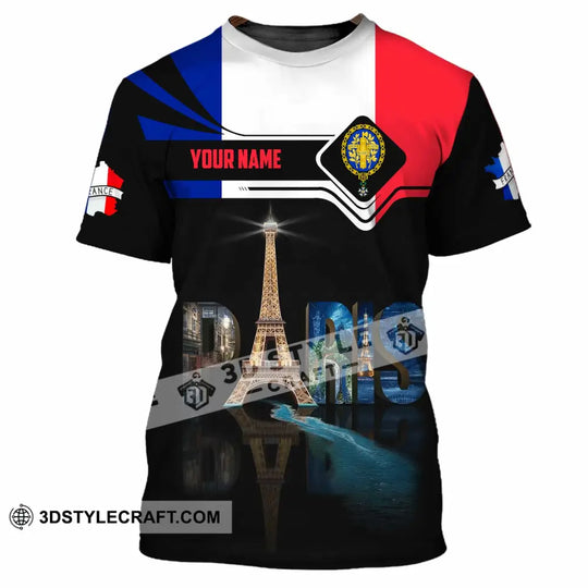 Unisex Shirt - Custom Paris 3D Shirt style option 2