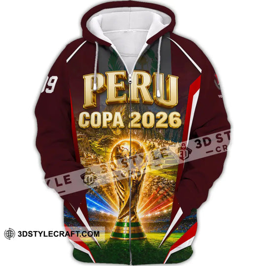 Unisex Shirt - Custom Peru Copa 2026 Shirt style option 3