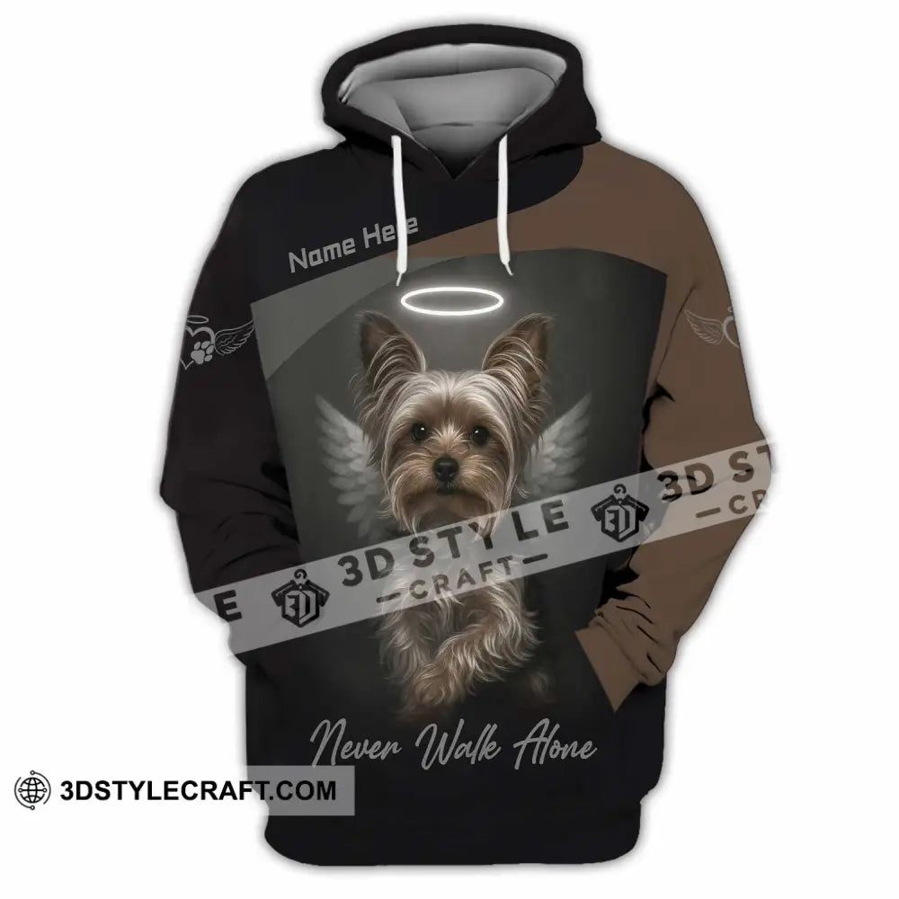 Unisex Shirt - Custom Pet Lover Never Walk Alone 3D Shirt Hoodie / S T-shirt
