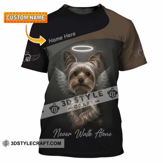 Unisex Shirt - Custom Pet Lover Never Walk Alone 3D Shirt T-shirt