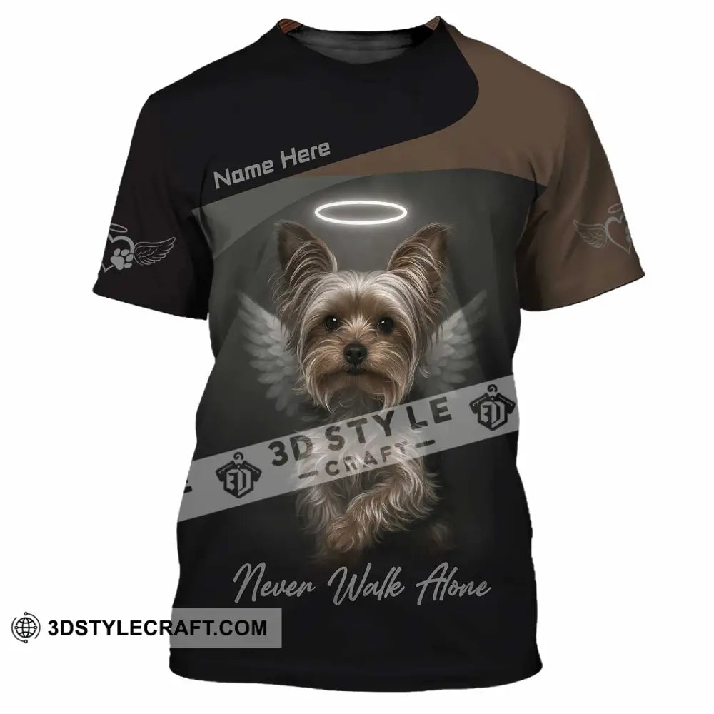 Unisex Shirt - Custom Pet Lover Never Walk Alone 3D Shirt T-Shirt / S T-shirt