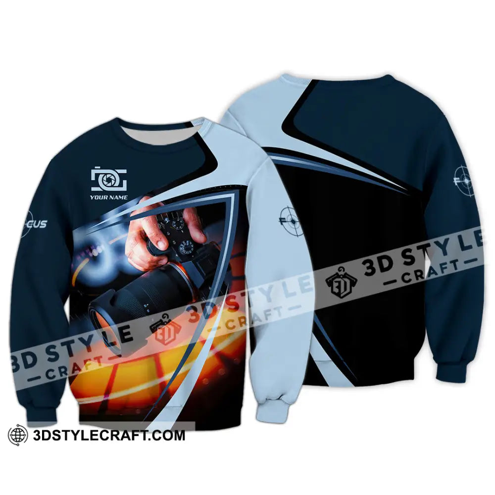 Unisex Shirt - Custom Photograph 3D Shirt Long Sleeve / S T-shirt