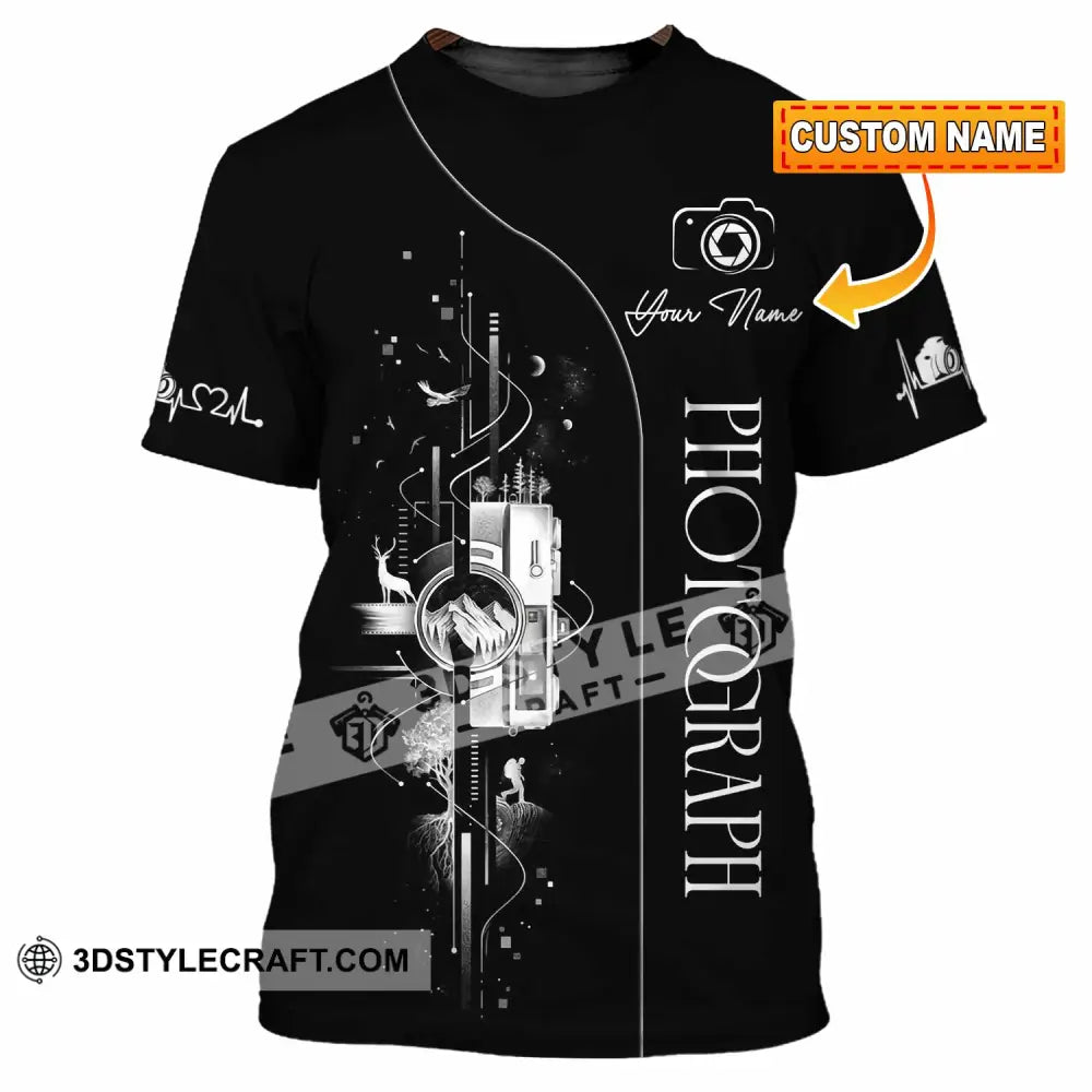 Unisex Shirt - Custom Photograph 3D Shirt - T-shirt