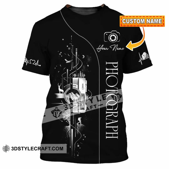 Unisex Shirt - Custom Photograph 3D Shirt style option 1