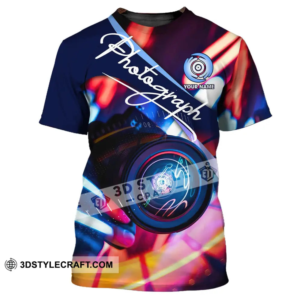 Unisex Shirt - Custom Photograph 3D Shirt T-Shirt / S T-shirt