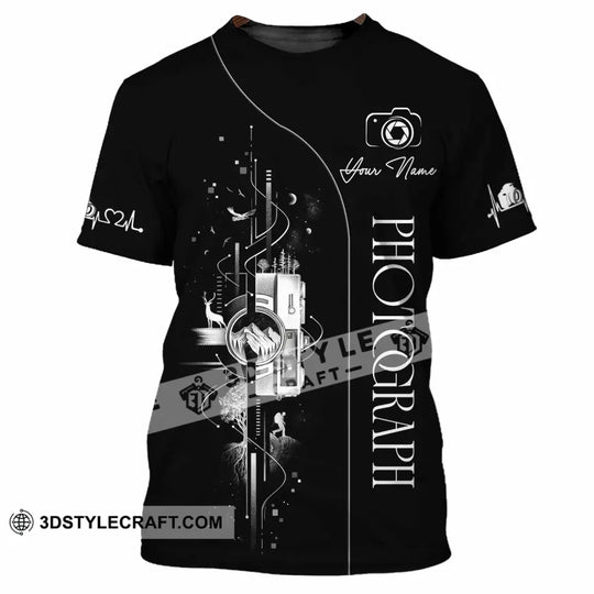 Unisex Shirt - Custom Photograph 3D Shirt style option 4