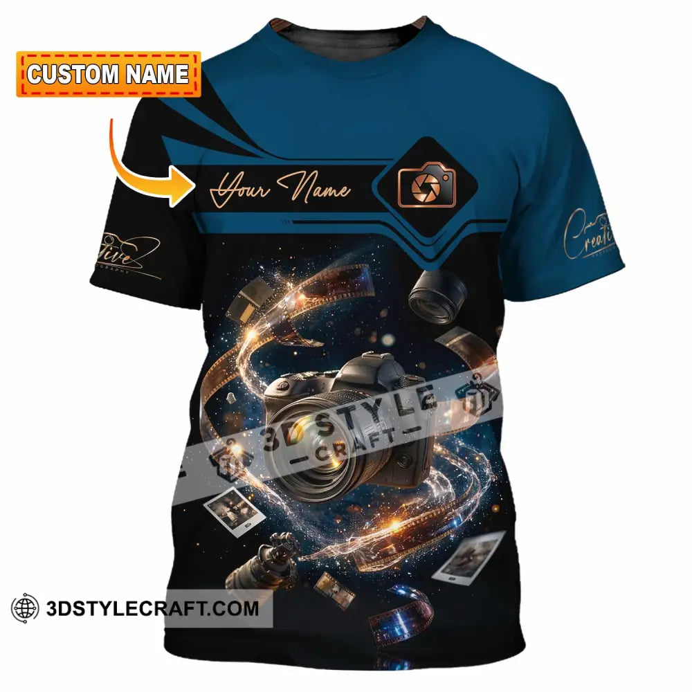 Unisex Shirt - Custom Photographer 3D Shirt - T-shirt