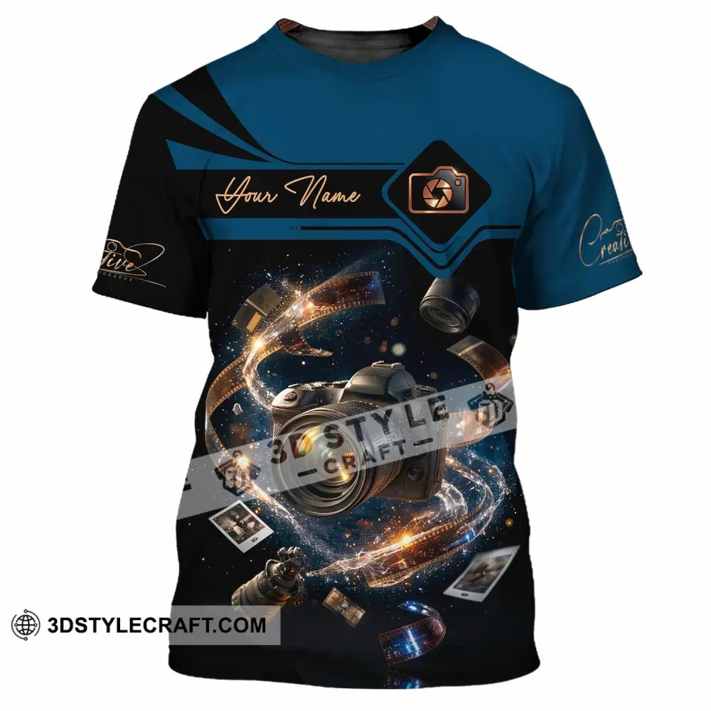 Unisex Shirt - Custom Photographer 3D Shirt - T-Shirt / S - T-shirt