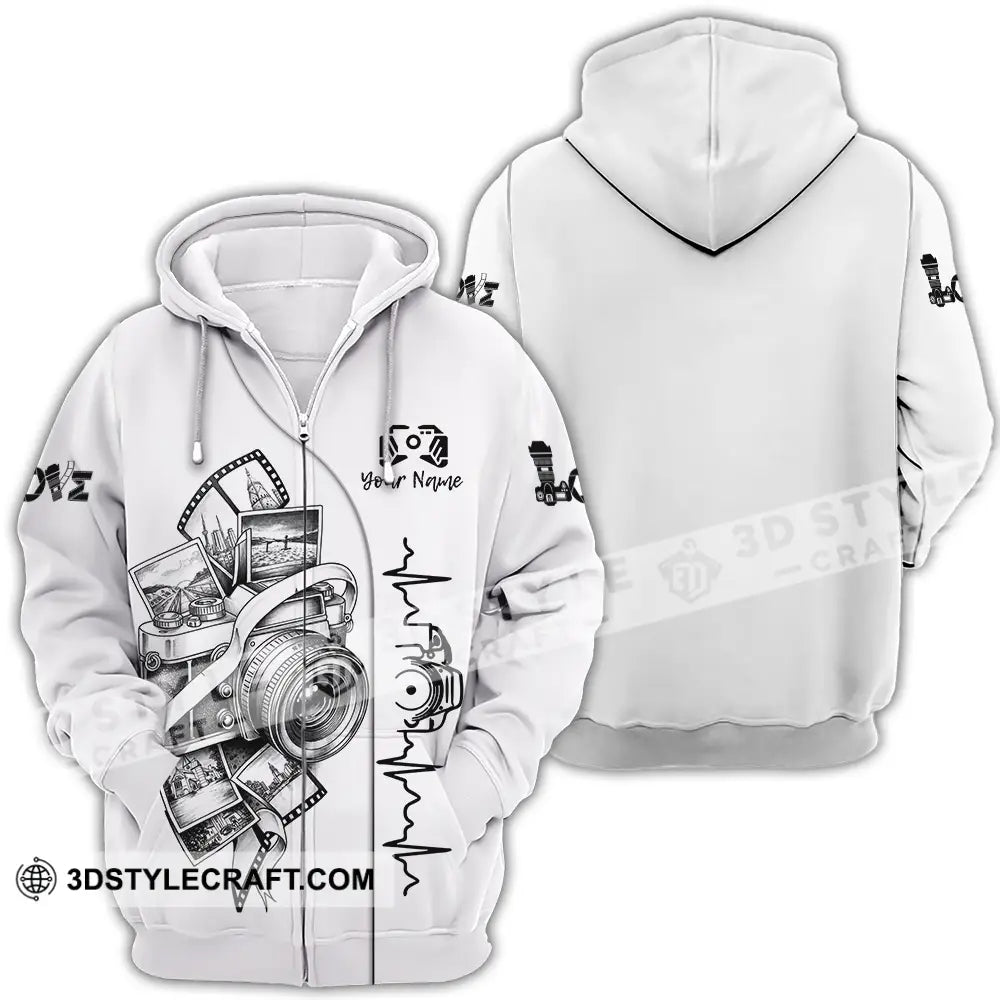 Unisex Shirt - Custom Photographer Shirt - Zipper Hoodie / S - T-shirt
