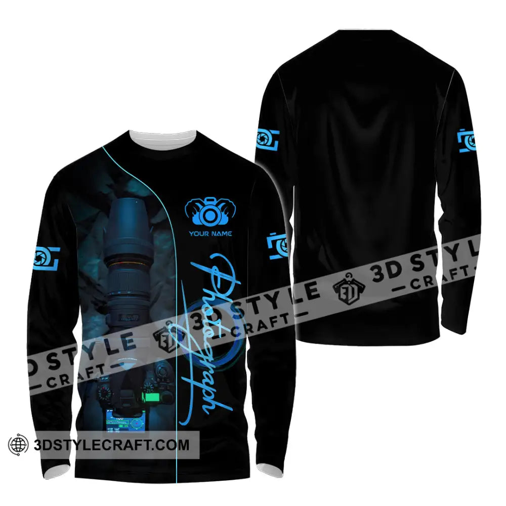 Unisex Shirt - Custom Photography 3D Shirt Long Sleeve Shirt / S T-shirt