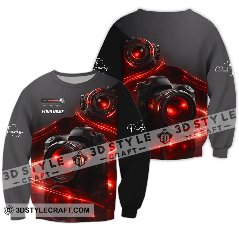 Unisex Shirt - Custom Photography 3D Shirt Long Sleeve / S T-shirt