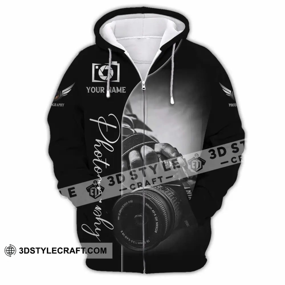 Unisex Shirt - Custom Photography 3D Shirt Zipper Hoodie / S T-shirt