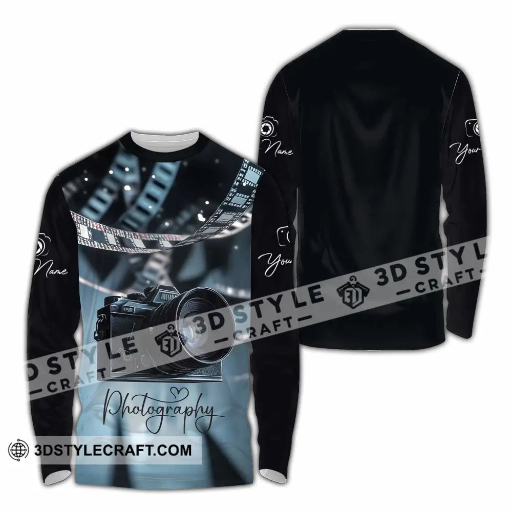 Unisex Shirt - Custom Photography Shirt - Long Sleeve Shirt / S - T-shirt