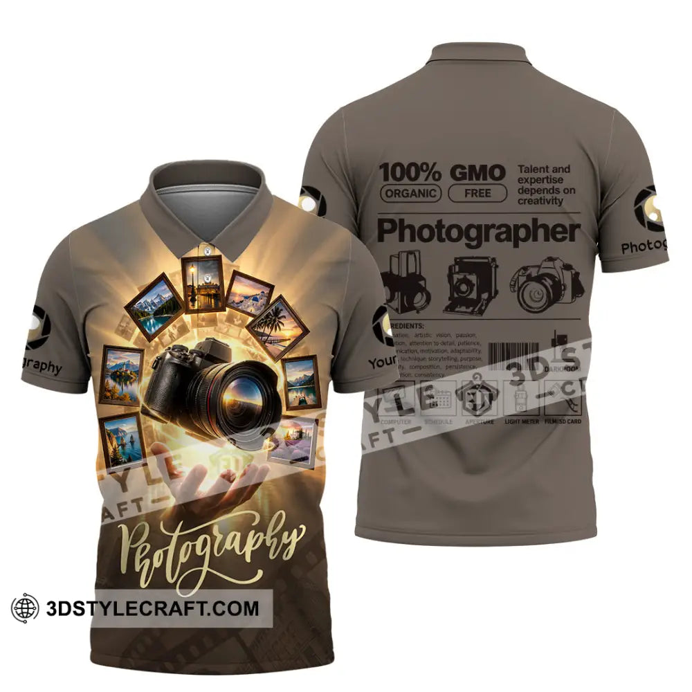 Unisex Shirt - Custom Photography Shirt - Polo Shirt / S - T-shirt