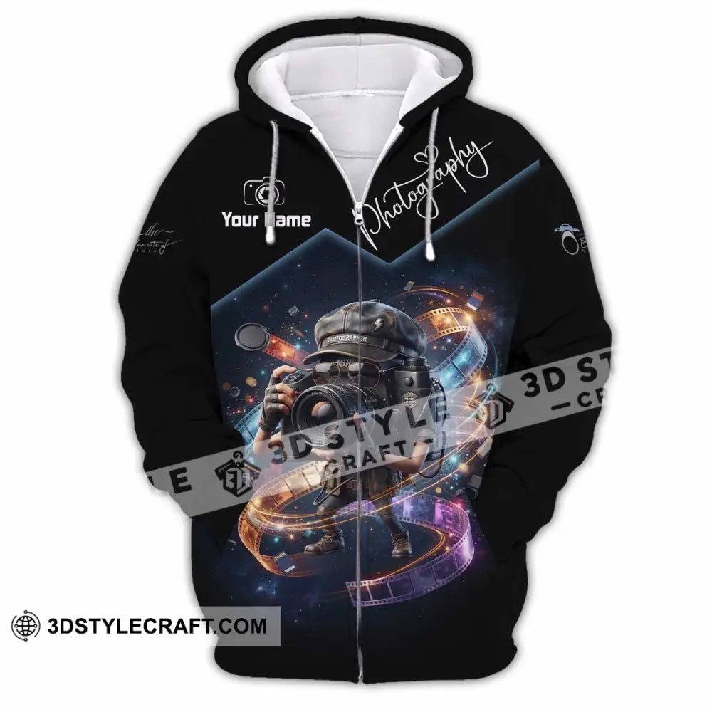 Unisex Shirt - Custom Photography Shirt - Zipper Hoodie / S - T-shirt