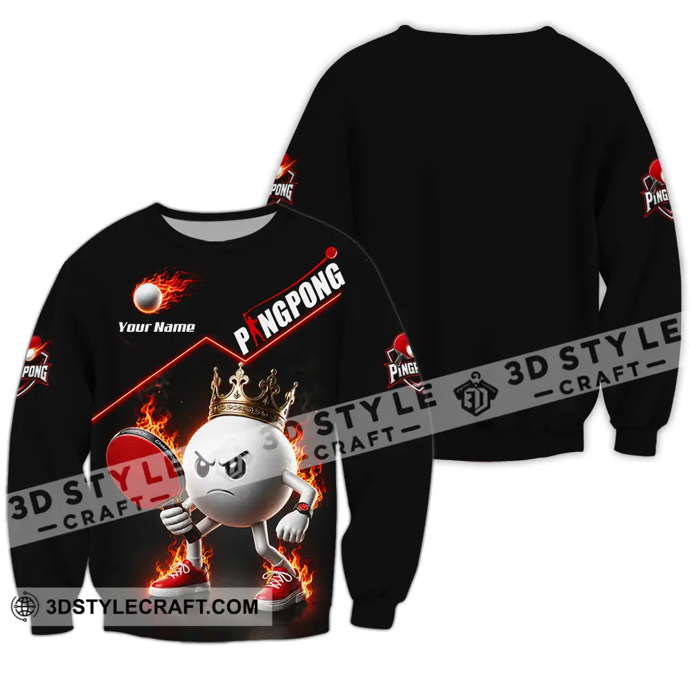 Unisex Shirt - Custom Ping Pong Shirt - Long Sleeve / S - T-shirt