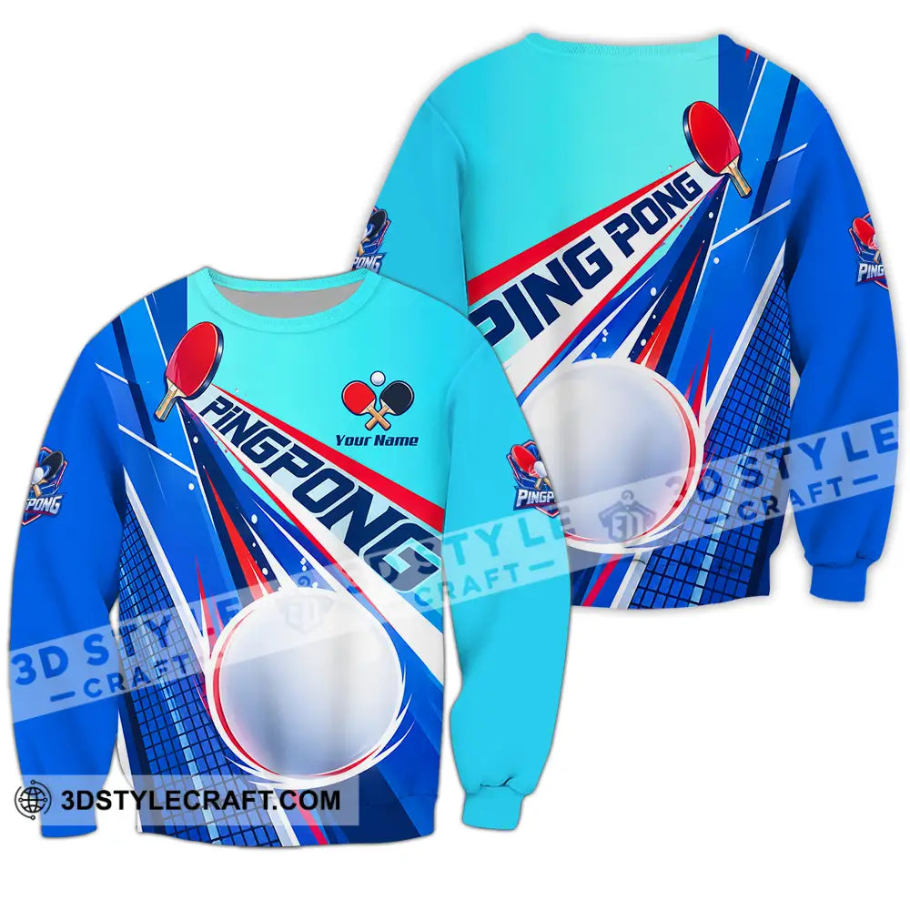 Unisex Shirt - Custom Ping Pong Shirt - Long Sleeve / S - T-shirt