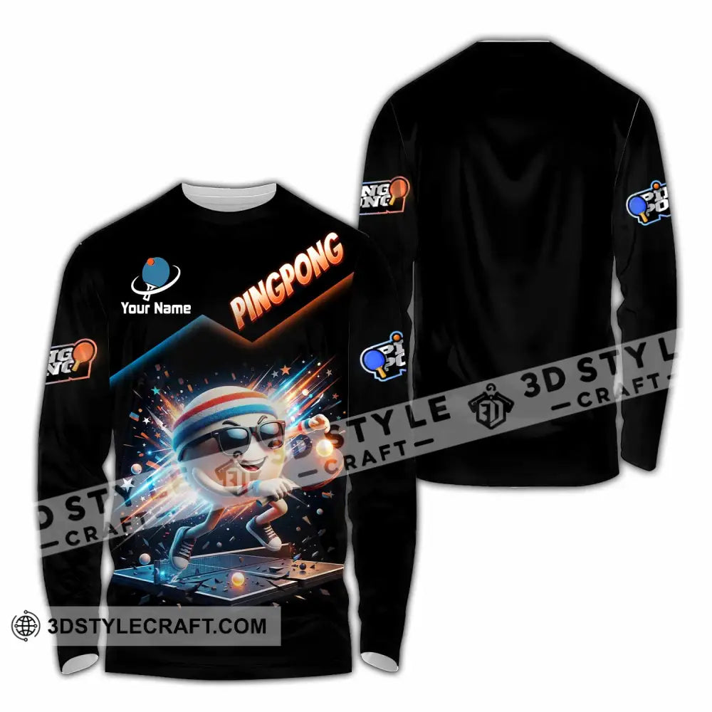 Unisex Shirt - Custom Ping Pong Shirt - Long Sleeve Shirt / S - T-shirt