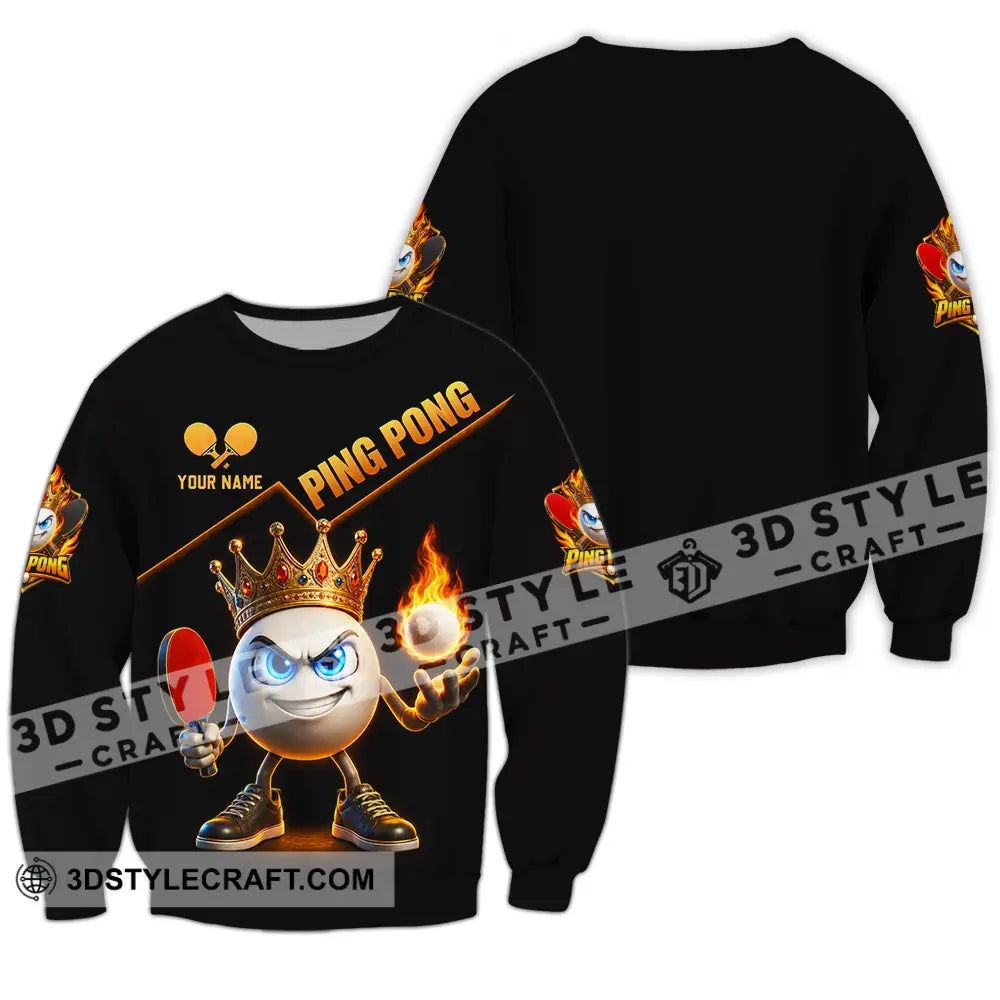 Unisex Shirt - Custom Ping Pong Shirt - Long Sleeve / S - T-shirt
