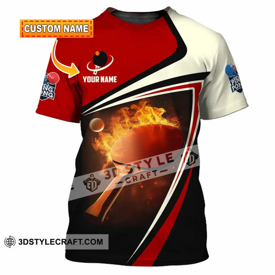 Unisex Shirt - Custom Ping Pong Lover Shirt style option 1