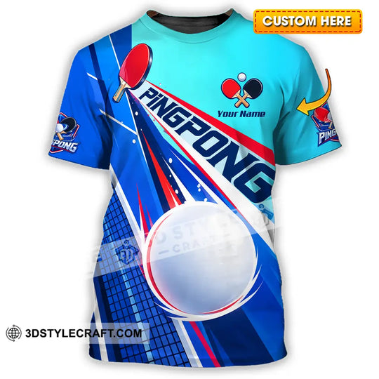 Unisex Shirt - Custom Ping Pong Shirt style option 1