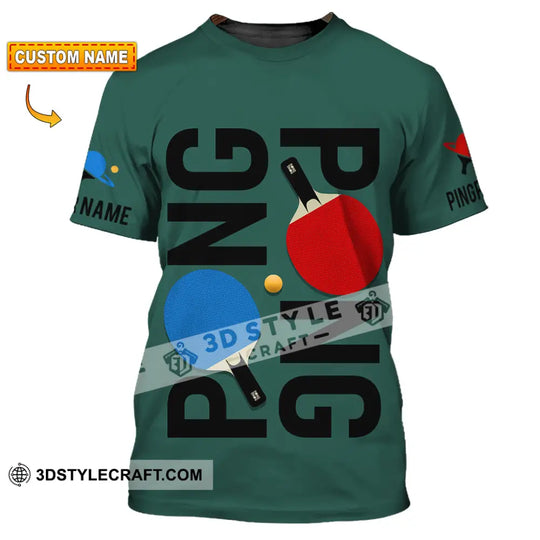 Unisex Shirt - Custom Ping Pong Shirt style option 1