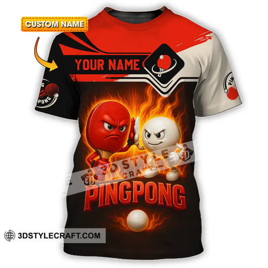Unisex Shirt - Custom Ping Pong Shirt style option 1