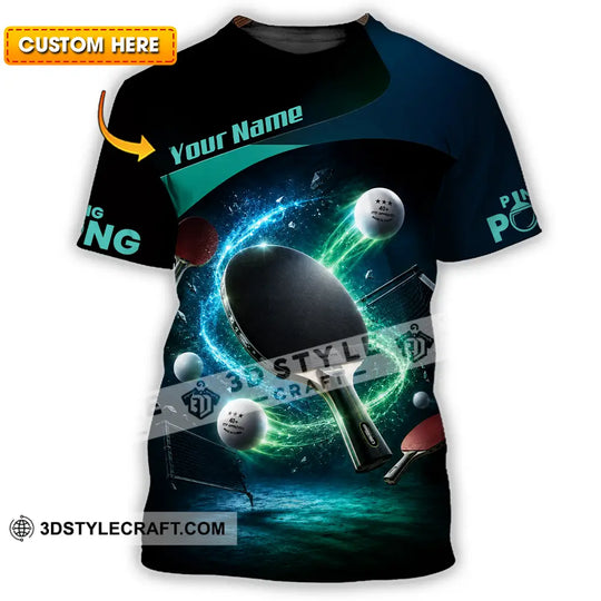 Unisex Shirt - Custom Ping Pong Shirt style option 1