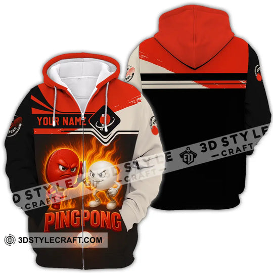 Unisex Shirt - Custom Ping Pong Shirt style option 4