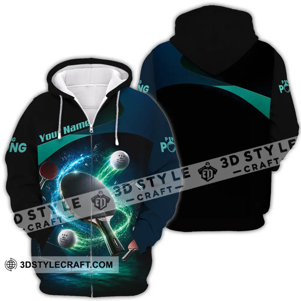 Unisex Shirt - Custom Ping Pong Shirt - Zipper Hoodie / S - T-shirt
