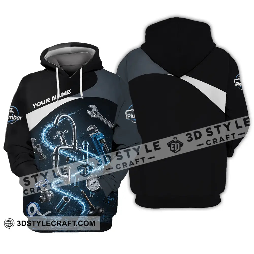 Unisex Shirt - Custom Plumber Shirt - Hoodie / S - T-shirt