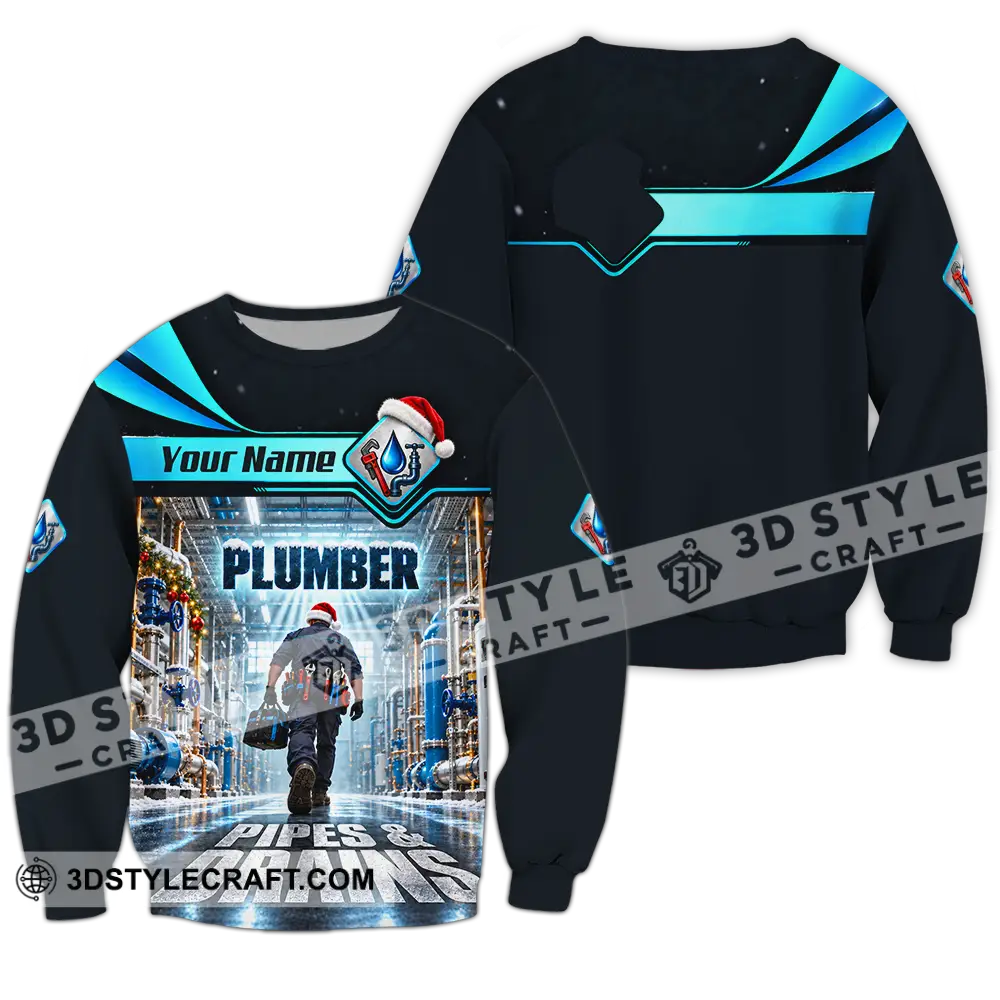 Unisex Shirt - Custom Plumber Shirt - Long Sleeve / S - T-shirt