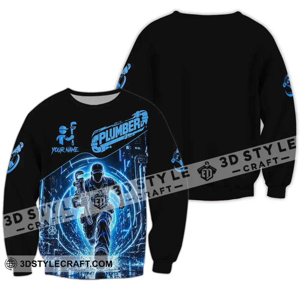 Unisex Shirt - Custom Plumber Shirt - Long Sleeve / S - T-shirt