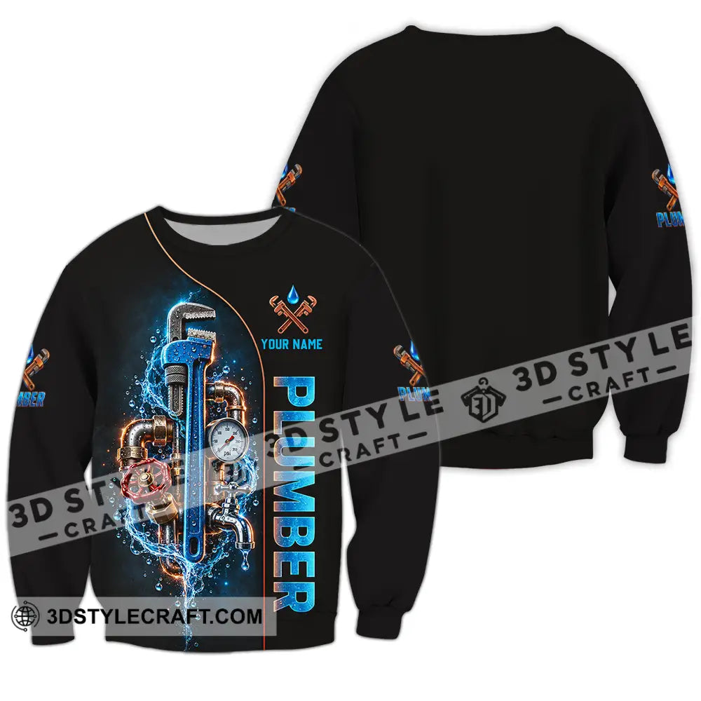 Unisex Shirt - Custom Plumber Shirt - Long Sleeve / S - T-shirt