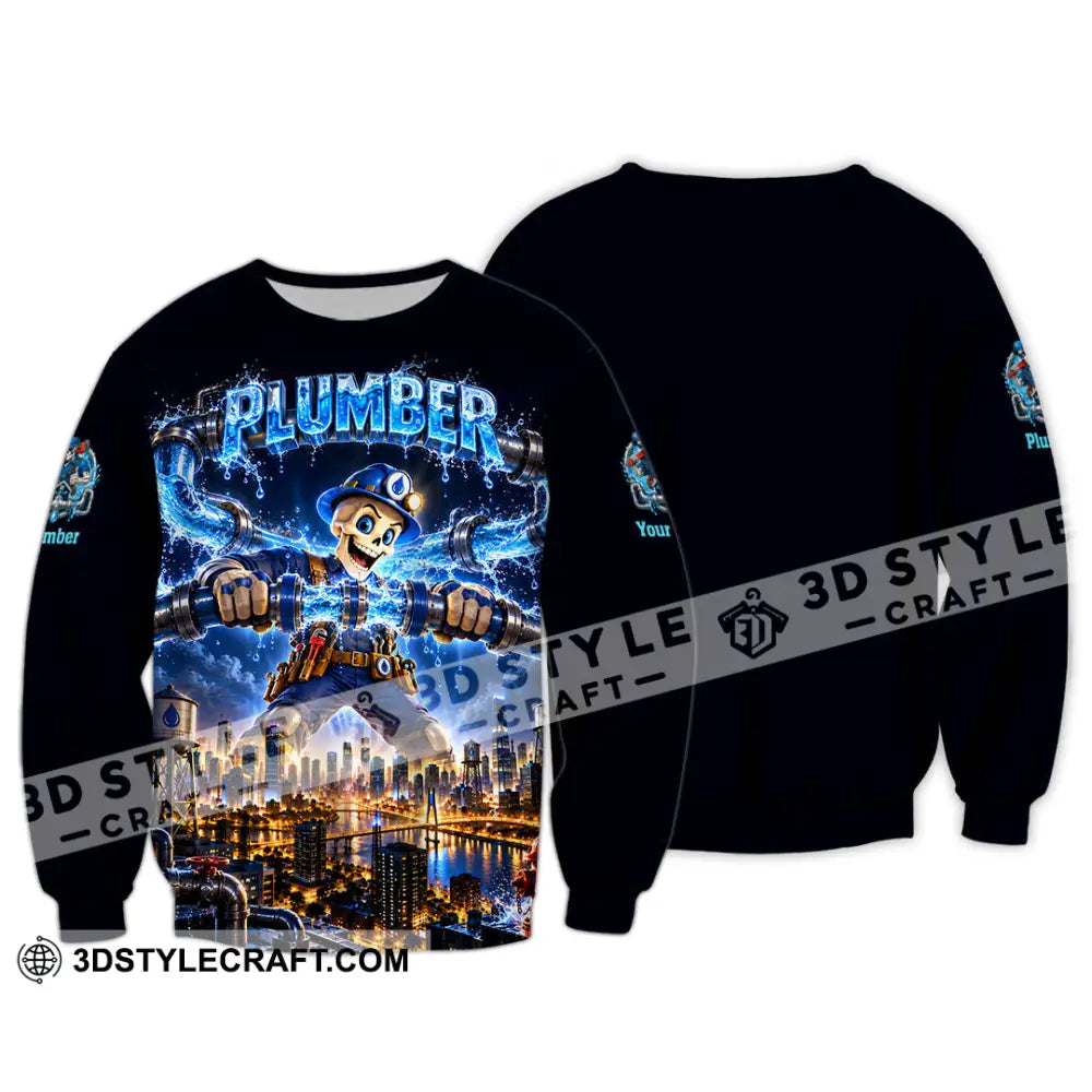 Unisex Shirt - Custom Plumber Shirt - Long Sleeve / S - T-shirt