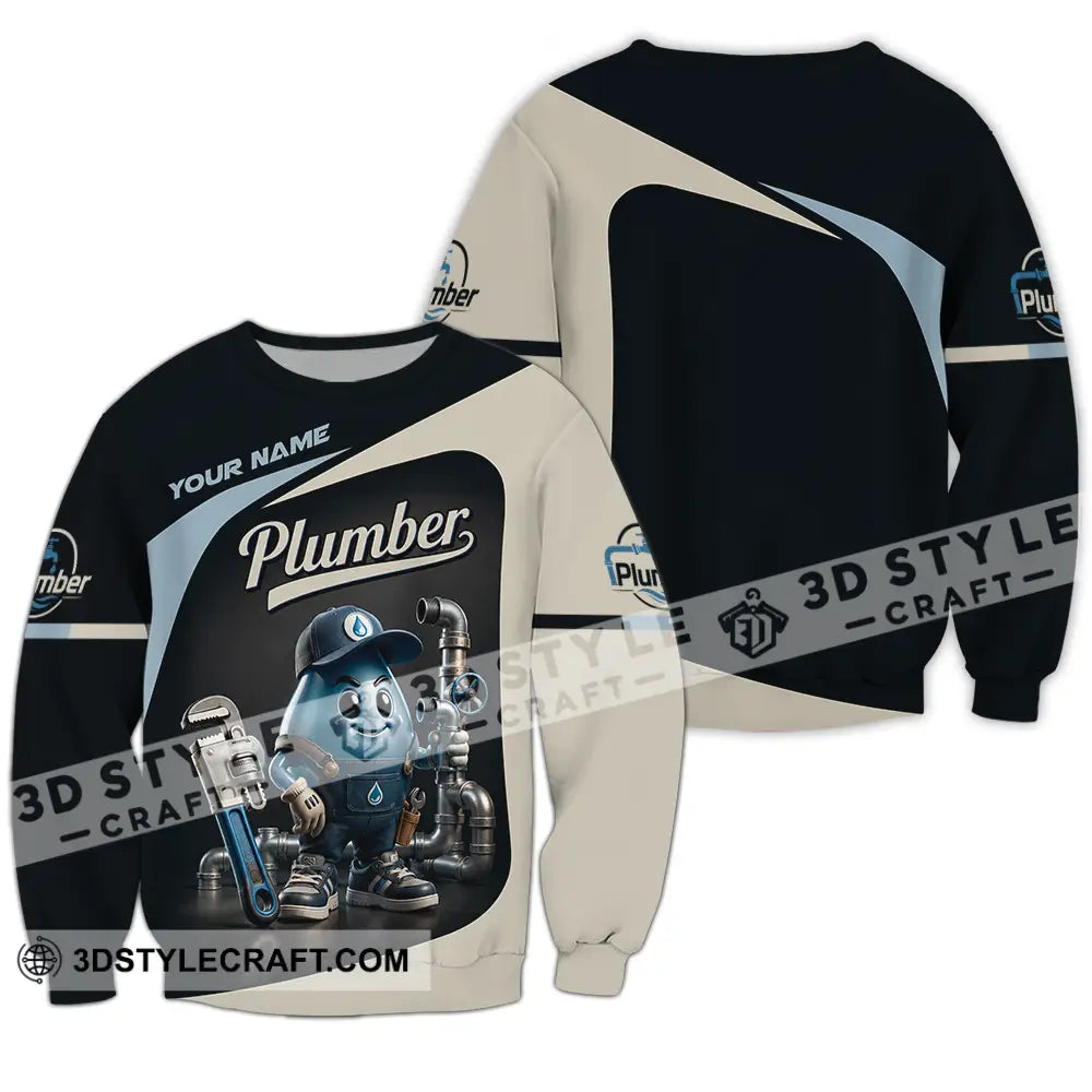 Unisex Shirt - Custom Plumber Shirt - Long Sleeve / S - T-shirt