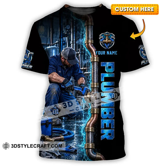 Unisex Shirt - Custom Plumber Shirt style option 1