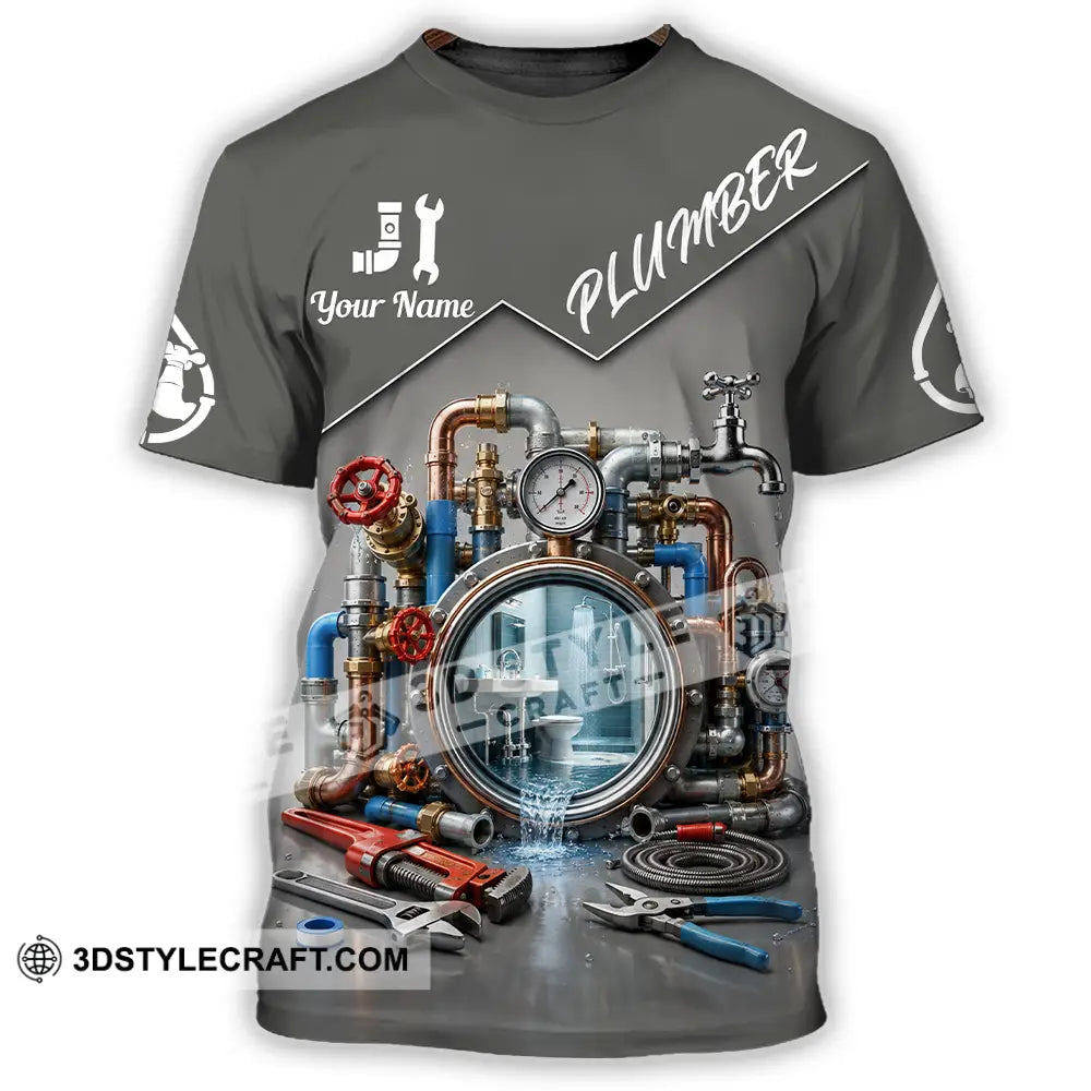 Unisex Shirt - Custom Plumber Shirt - T-Shirt / S - T-shirt