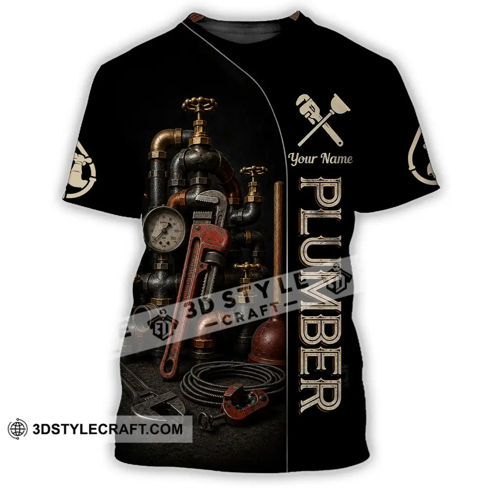 Unisex Shirt - Custom Plumber Shirt - T-Shirt / S - T-shirt