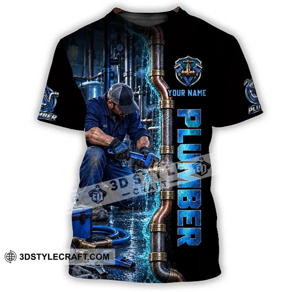 Unisex Shirt - Custom Plumber Shirt - T-Shirt / S - T-shirt